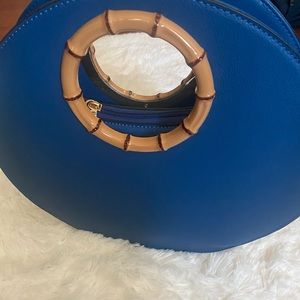 Vintage Handbag w/Bamboo Handle
